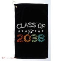 Class Of 2038 Grow With Me First Day School Golf Towel thumb 0