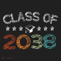 Class Of 2038 Grow With Me First Day School Golf Towel thumb 3
