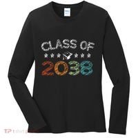 Class Of 2038 Grow With Me First Day School Women's Long Sleeve Shirt thumb 0