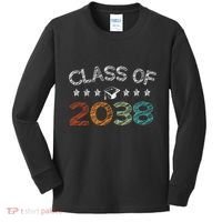 Class Of 2038 Grow With Me First Day School Kids Long Sleeve Shirt thumb 0