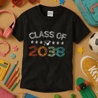 Class Of 2038 Grow With Me First Day School Kids T-Shirt thumb 3