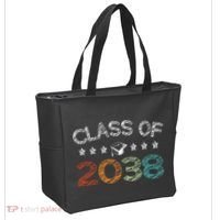 Class Of 2038 Grow With Me First Day School Tote Bag thumb 2