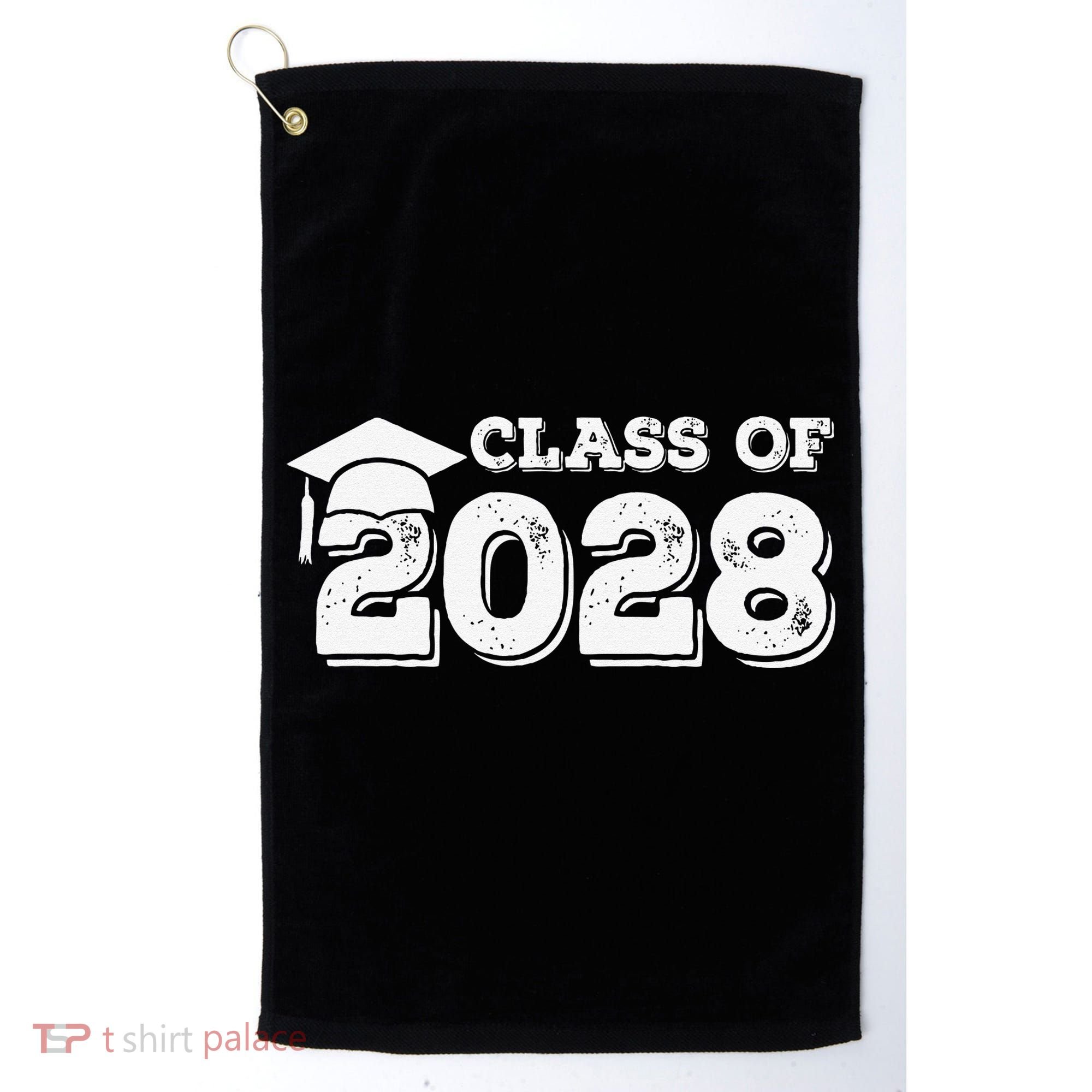 Class Of 2028 Senior Graduation 2028 Golf Towel