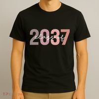 Class Of 2037 Grow With Me First Day Of School Graduation T-Shirt thumb 3