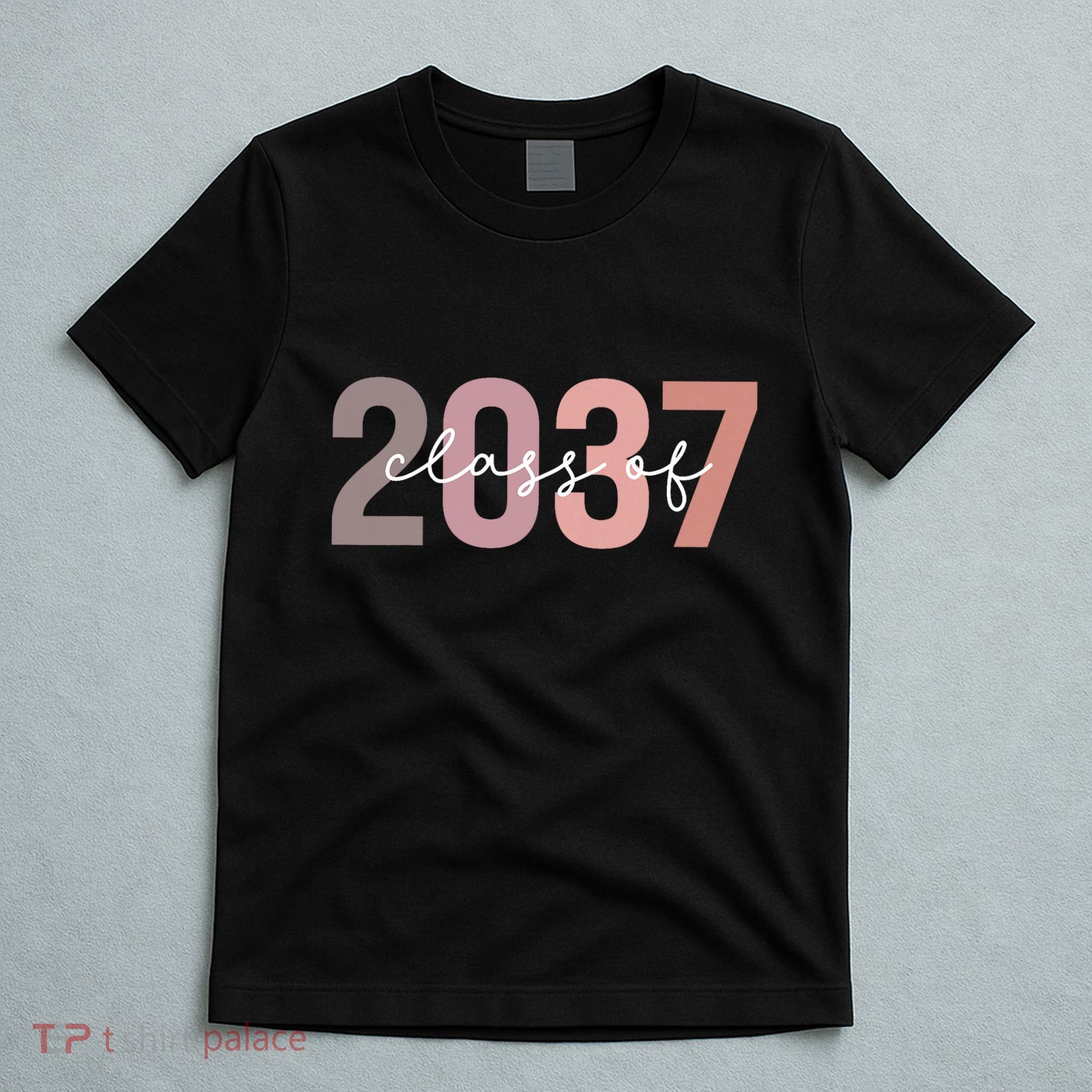Class Of 2037 Grow With Me First Day Of School Graduation T-Shirt