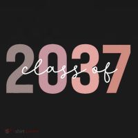 Class Of 2037 Grow With Me First Day Of School Graduation Mousepad thumb 1