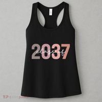 Class Of 2037 Grow With Me First Day Of School Graduation Women's Tank Top thumb 3