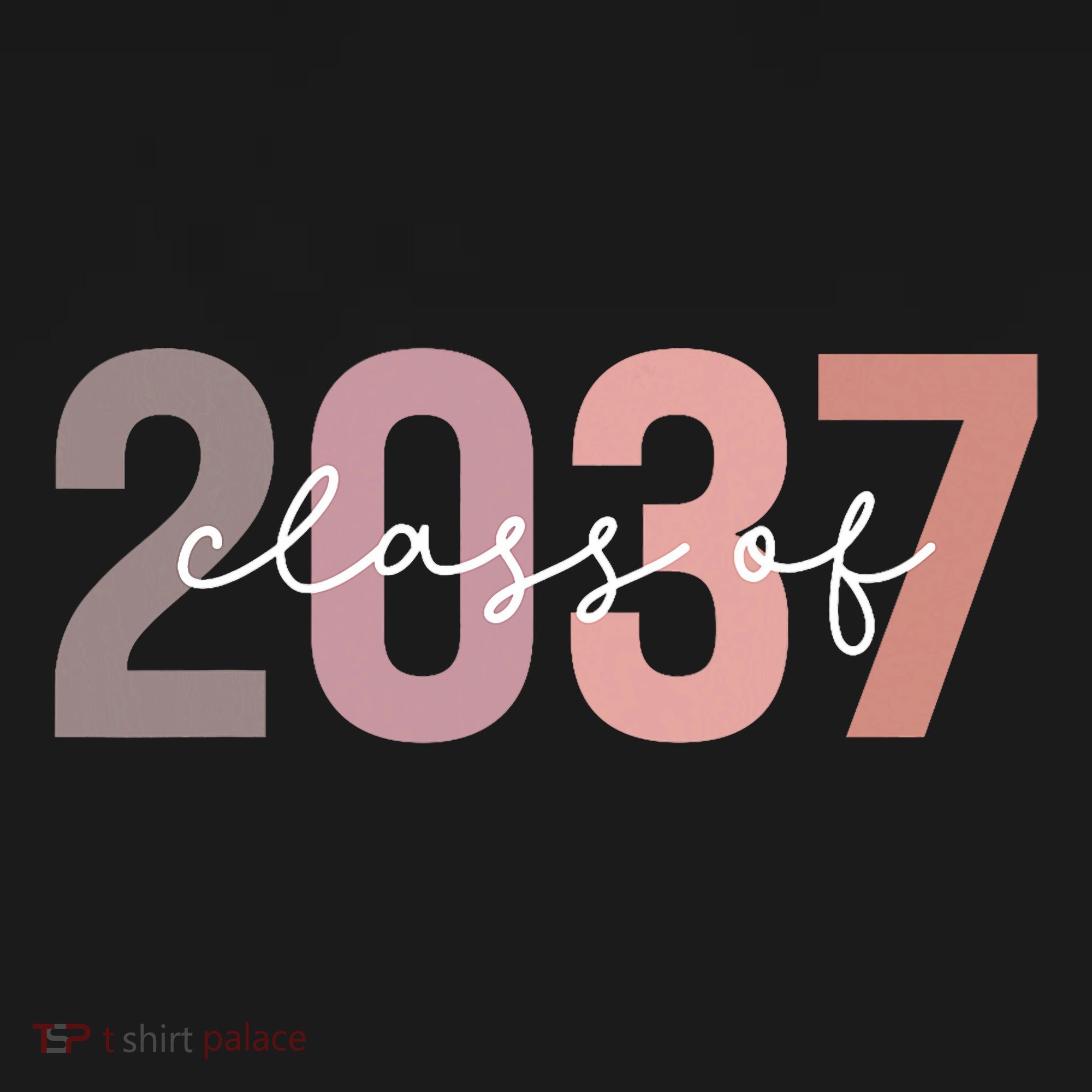 Class Of 2037 Grow With Me First Day Of School Graduation Women's Tank Top