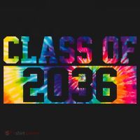 Class Of 2036 Graduation First Day Tie Dye Coaster thumb 2