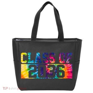 Class Of 2036 Graduation First Day Tie Dye Tote Bag