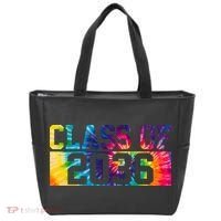 Class Of 2036 Graduation First Day Tie Dye Tote Bag thumb 0