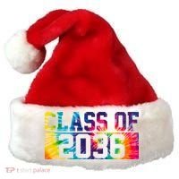 Class Of 2036 Graduation First Day Tie Dye Santa Hat thumb 0