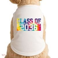 Class Of 2036 Graduation First Day Tie Dye Doggie Tank thumb 0