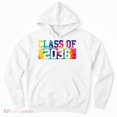 Class Of 2036 Graduation First Day Tie Dye Hoodie