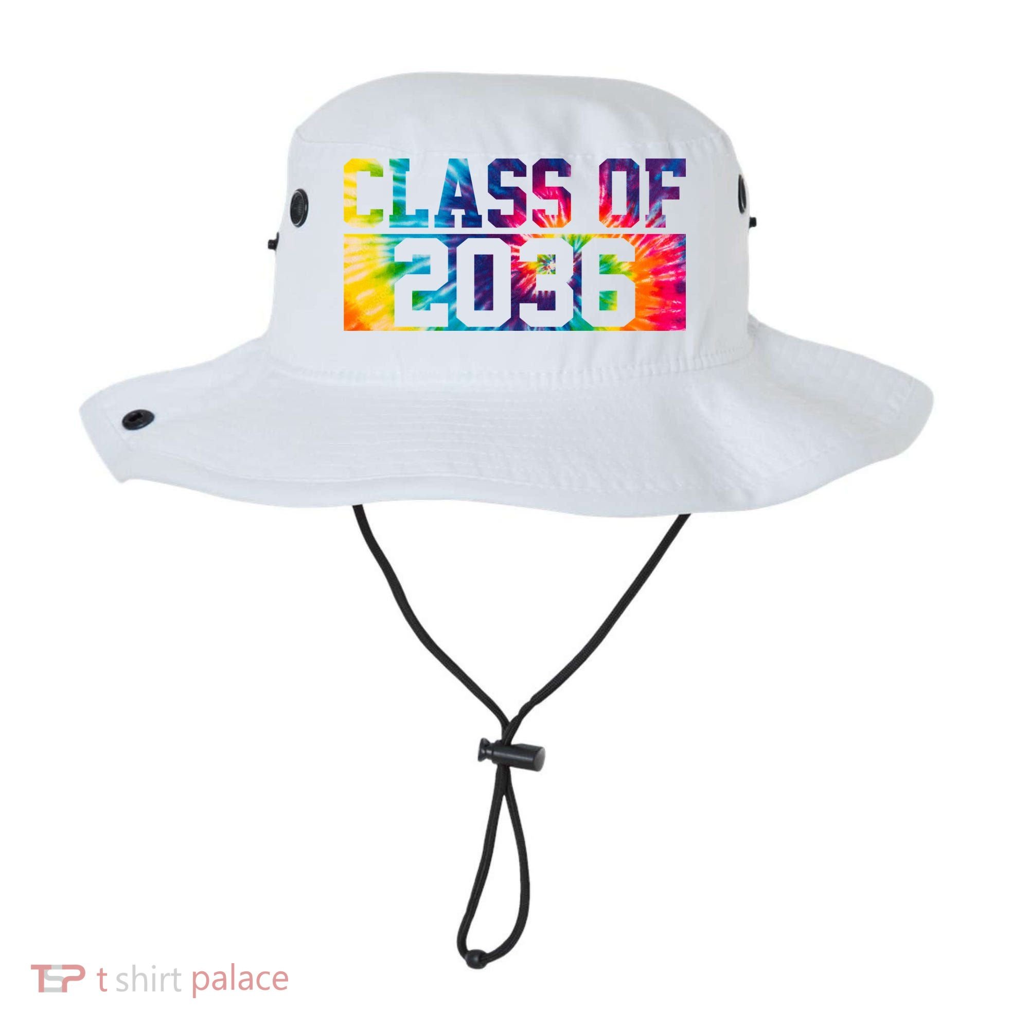 Class Of 2036 Graduation First Day Tie Dye Bucket Hat