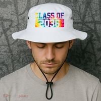 Class Of 2036 Graduation First Day Tie Dye Bucket Hat thumb 2