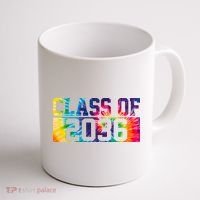 Class Of 2036 Graduation First Day Tie Dye Coffee Mug thumb 1
