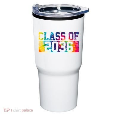 Class Of 2036 Graduation First Day Tie Dye Tumbler