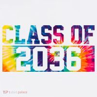 Class Of 2036 Graduation First Day Tie Dye Mousepad thumb 1