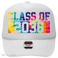 Class Of 2036 Graduation First Day Tie Dye Hat thumb 0