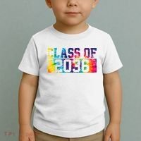 Class Of 2036 Graduation First Day Tie Dye Toddler T-Shirt thumb 2