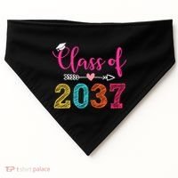 Class Of 2037 Pre K Grow With Me Graduation USA-Made Doggie Bandana thumb 0