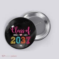 Class Of 2037 Pre K Grow With Me Graduation Button thumb 0