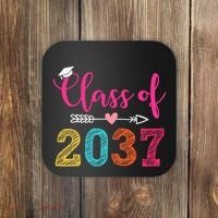 Class Of 2037 Pre K Grow With Me Graduation Coaster thumb 0