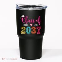 Class Of 2037 Pre K Grow With Me Graduation Tumbler thumb 0