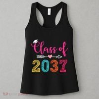 Class Of 2037 Pre K Grow With Me Graduation Women's Tank Top thumb 3
