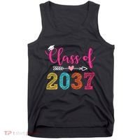 Class Of 2037 Pre K Grow With Me Graduation Tank Top thumb 0