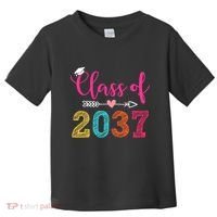 Class Of 2037 Pre K Grow With Me Graduation Toddler T-Shirt thumb 0