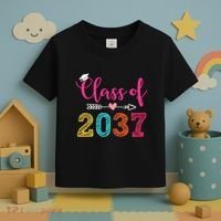 Class Of 2037 Pre K Grow With Me Graduation Toddler T-Shirt thumb 3
