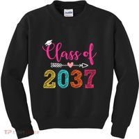 Class Of 2037 Pre K Grow With Me Graduation Kids Sweatshirt thumb 0