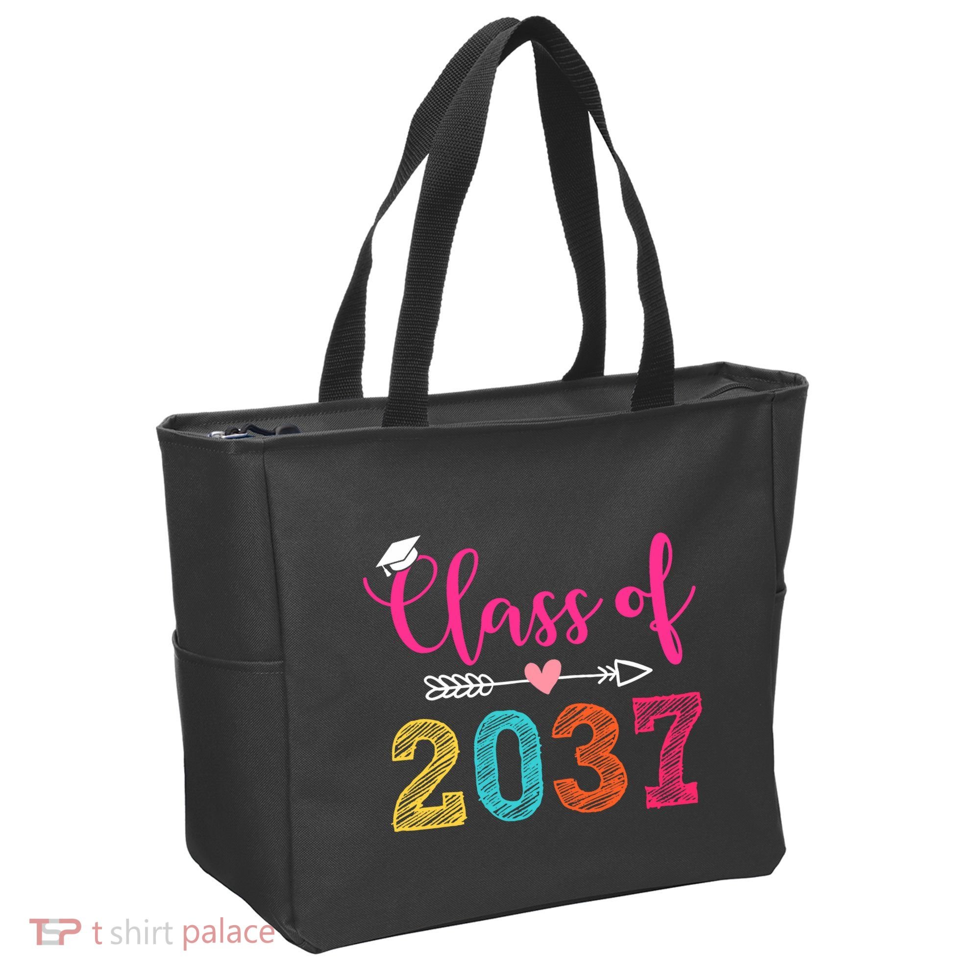 Class Of 2037 Pre K Grow With Me Graduation Tote Bag
