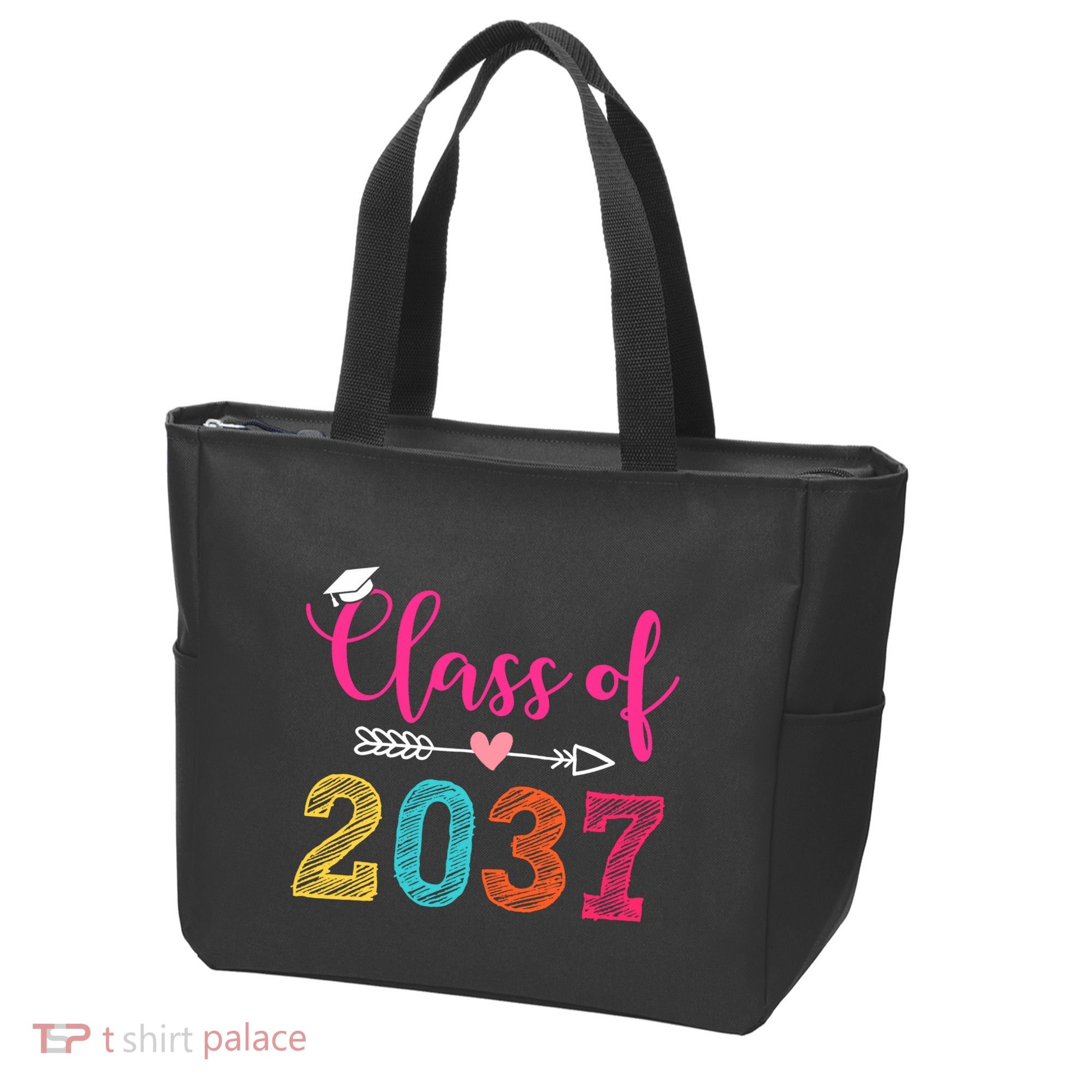 Class Of 2037 Pre K Grow With Me Graduation Tote Bag