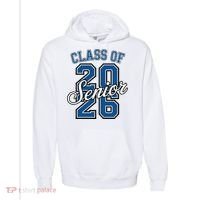 Class Of 2026 Senior Graduation Comfort Colors Garment-Dyed Hooded Sweatshirt thumb 0