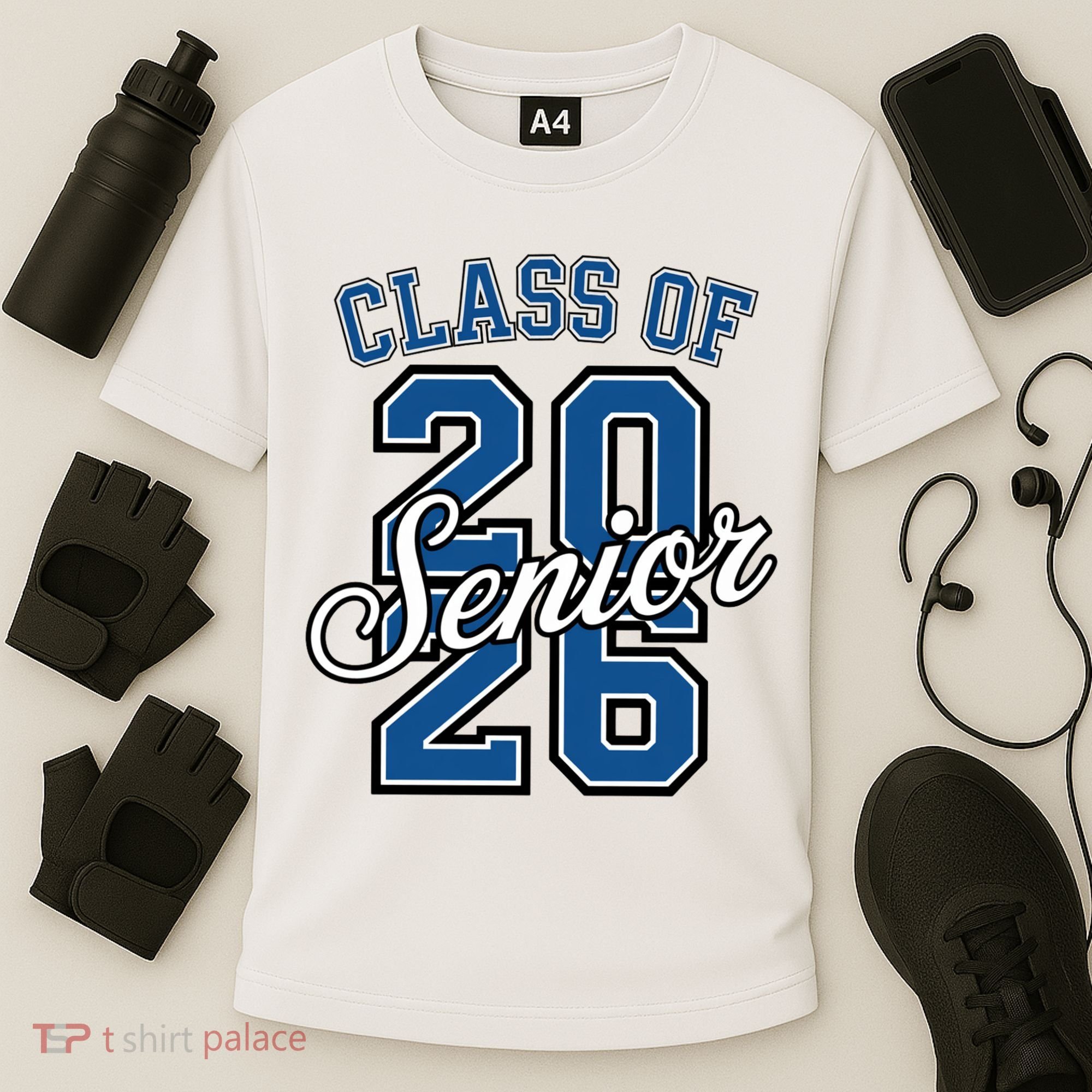 Class Of 2026 Senior Graduation Cooling Performance Crew T-Shirt