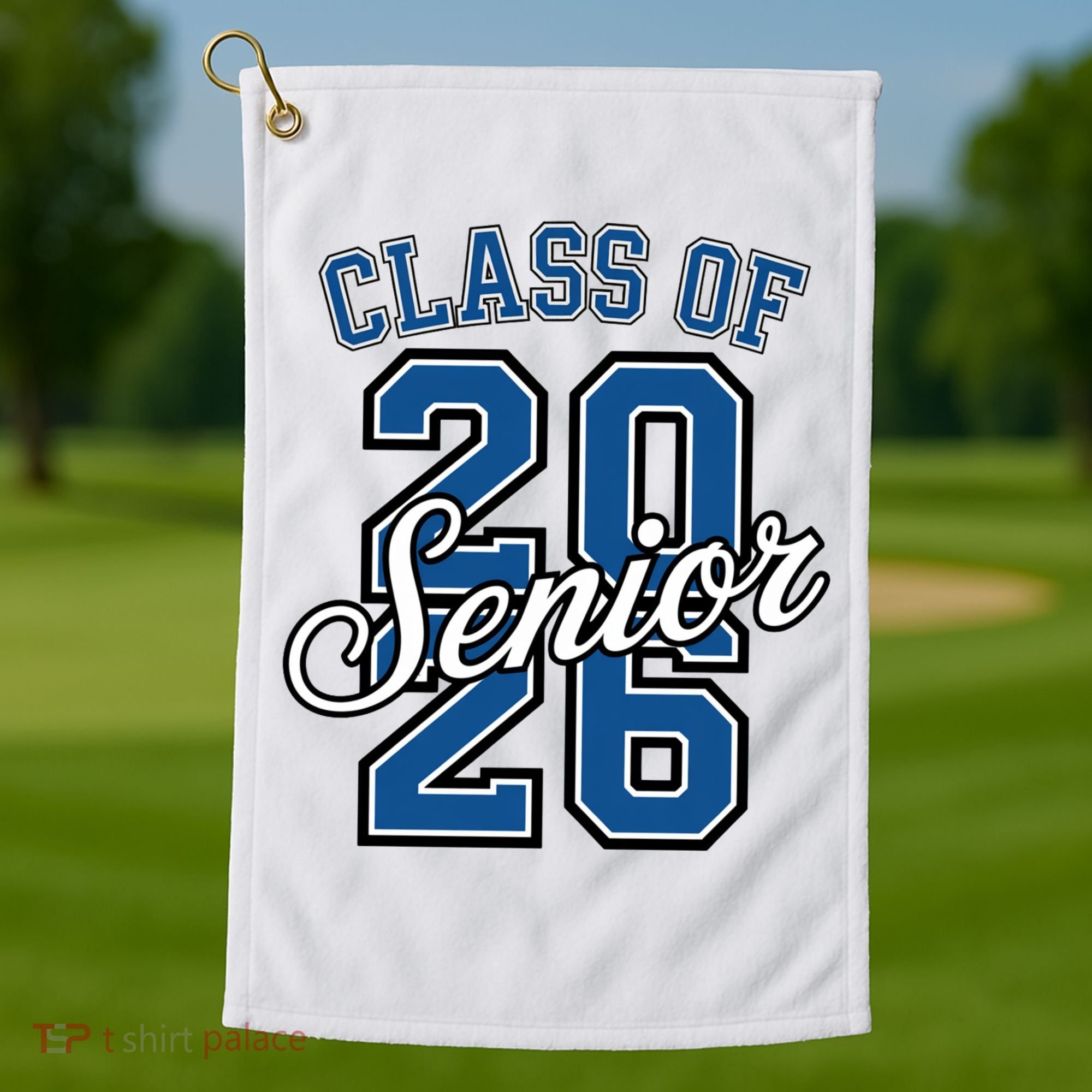 Class Of 2026 Senior Graduation Golf Towel