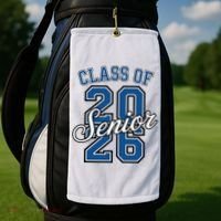 Class Of 2026 Senior Graduation Golf Towel thumb 2