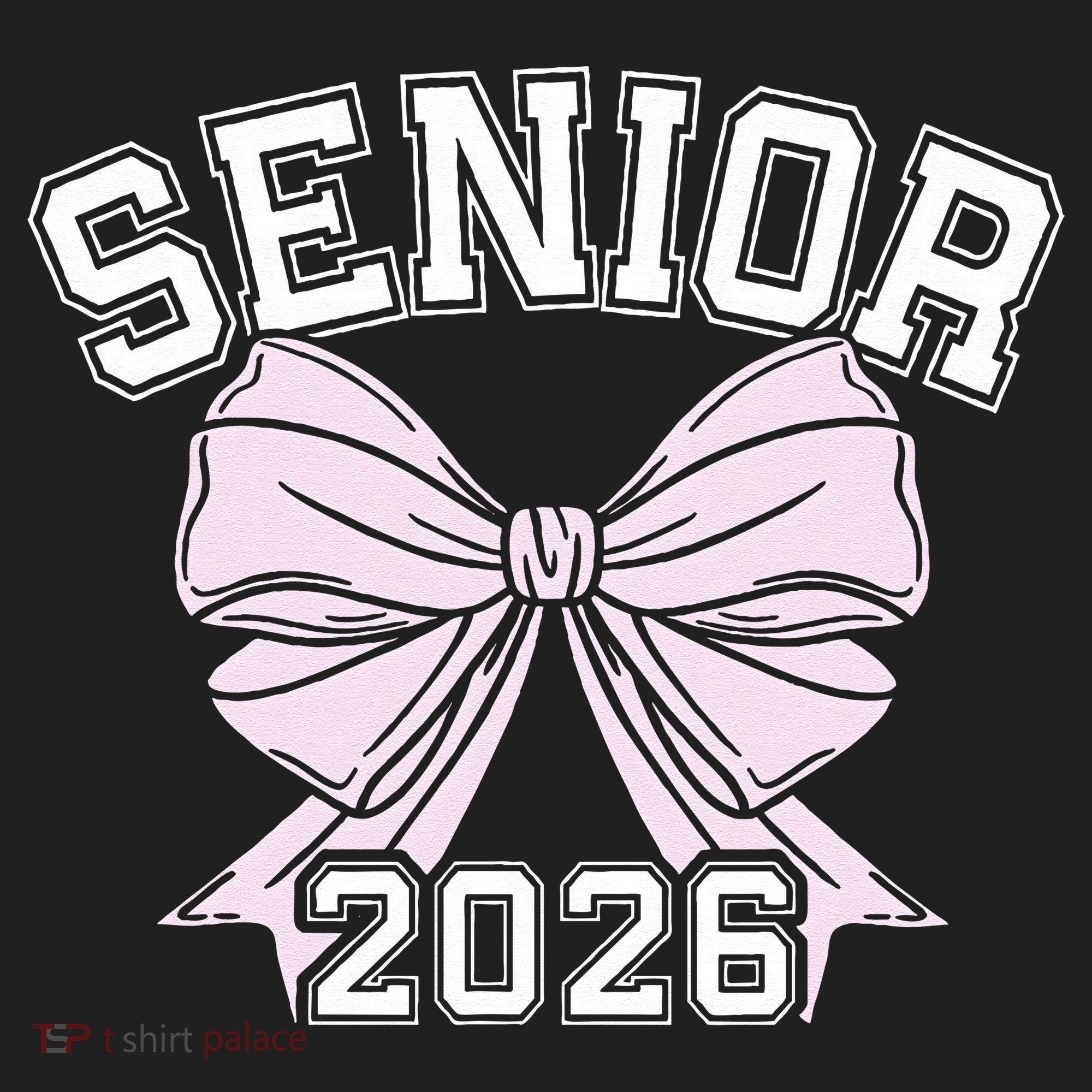 Class Of 2026 Senior Coquette Bow Aesthetic Ladies Heavyweight Boxy Pullover Hoodie