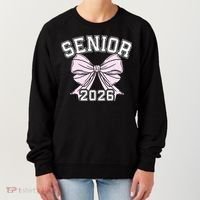 Class Of 2026 Senior Coquette Bow Aesthetic Women's Sweatshirt thumb 0