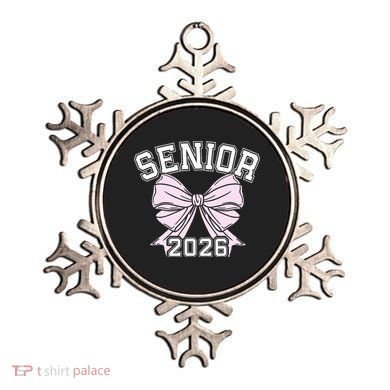 Class Of 2026 Senior Coquette Bow Aesthetic Ornament