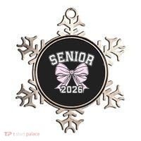 Class Of 2026 Senior Coquette Bow Aesthetic Ornament thumb 0