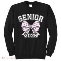 Class Of 2026 Senior Coquette Bow Aesthetic Tall Sweatshirt thumb 0