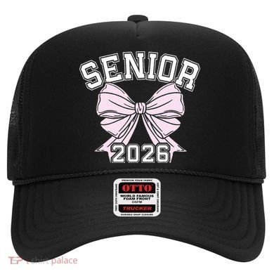 Class Of 2026 Senior Coquette Bow Aesthetic Hat