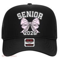 Class Of 2026 Senior Coquette Bow Aesthetic Hat thumb 0