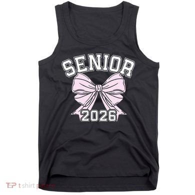 Class Of 2026 Senior Coquette Bow Aesthetic Tank Top