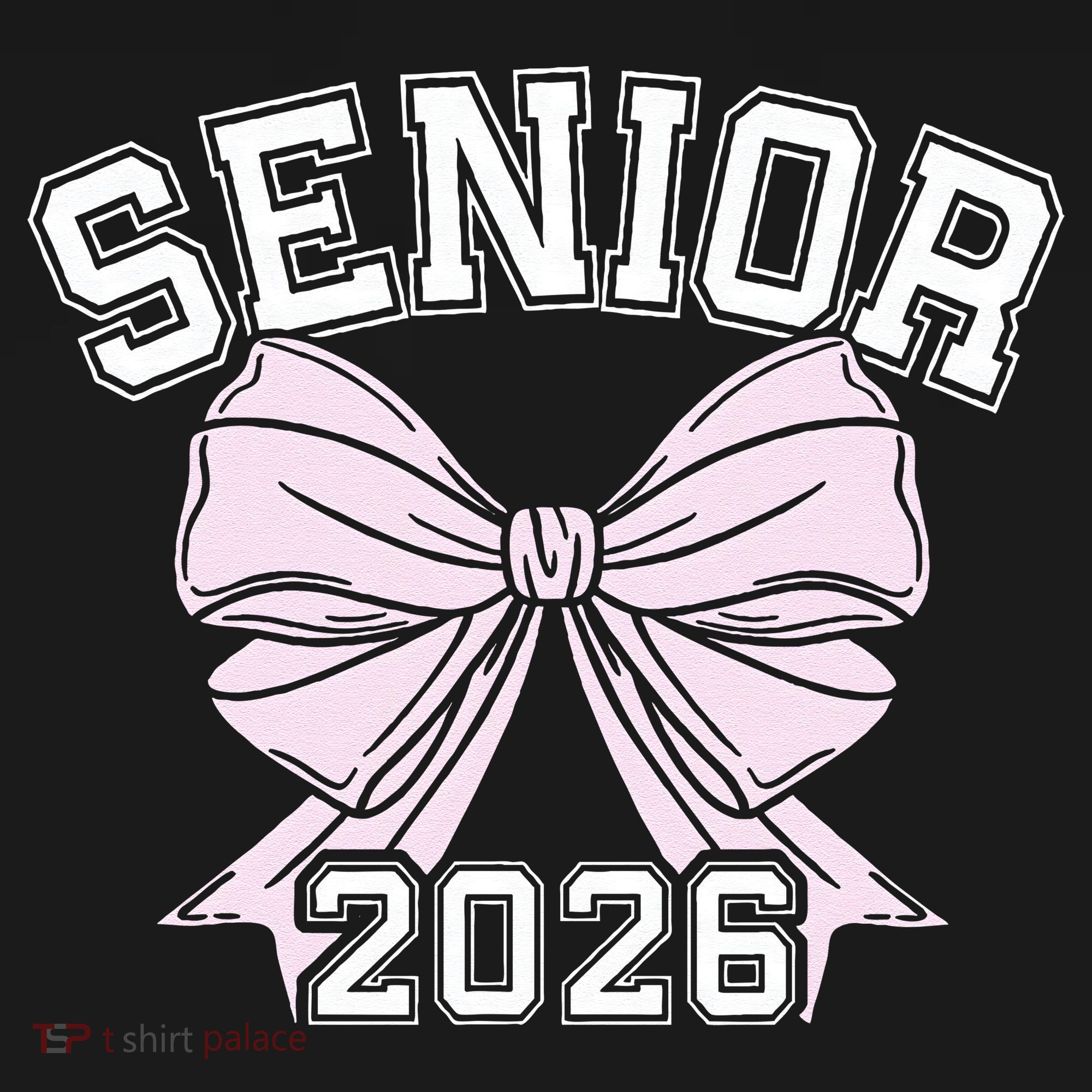 Class Of 2026 Senior Coquette Bow Aesthetic Visor