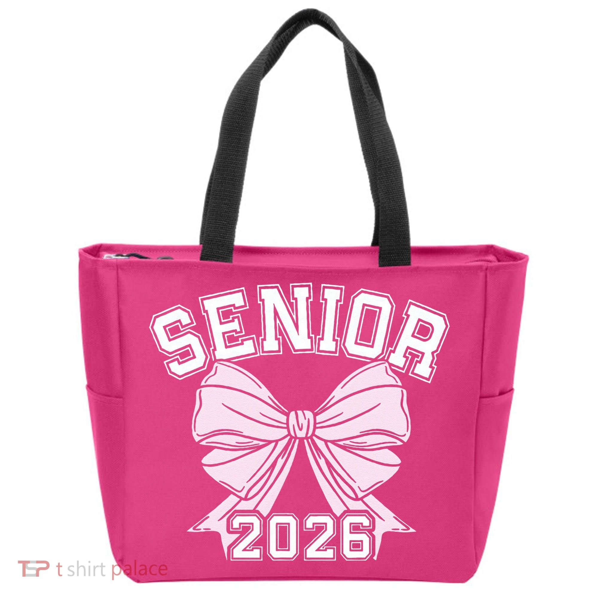 Class Of 2026 Senior Coquette Bow Aesthetic Tote Bag